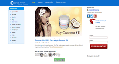 Desktop Screenshot of coconut-oil-uk.com