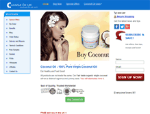 Tablet Screenshot of coconut-oil-uk.com